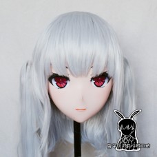 (KM5164)Quality Handmade Female/Girl Resin 3/4 Head Japanese Cartoon Character Kagarino Kirie Cosplay Kigurumi Mask Crossdresser (KM5164)Quality Handmade Female/Girl Resin 3/4 Head Japanese Cartoon Character Kagarino Kirie Cosplay Kigurumi Mask Crossdresser