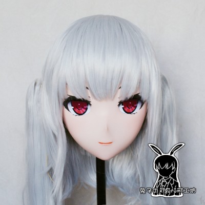 (KM5164)Quality Handmade Female/Girl Resin 3/4 Head Japanese Cartoon Character Kagarino Kirie Cosplay Kigurumi Mask Crossdresser