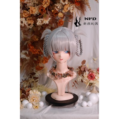 (NFD0101)Customize Handmade Crossdress Full Head Female/Girl Resin Japanese Cartoon Character Animego Cosplay Kigurumi Mask