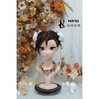 (NFD0102)Customize Handmade Crossdress Full Head Female/Girl Resin Japanese Cartoon Character Animego Cosplay Kigurumi Mask