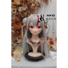 (NFD0104)Customize Handmade Crossdress Full Head Female/Girl Resin Japanese Cartoon Character Animego Cosplay Kigurumi Mask