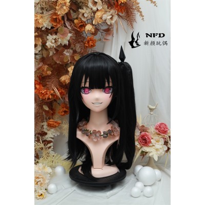 (NFD0107)Customize Handmade Crossdress Full Head Female/Girl Resin Japanese Cartoon Character Animego Cosplay Kigurumi Mask