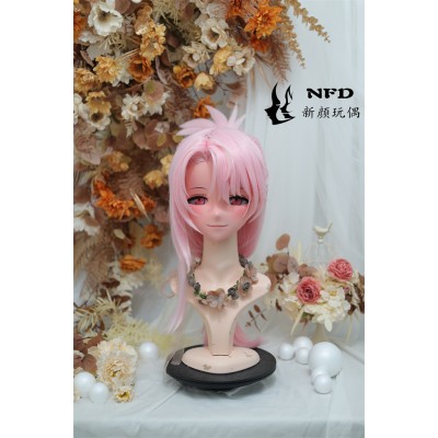 (NFD0125)Customize Handmade Crossdress Full Head Female/Girl Resin Japanese Cartoon Character Animego Cosplay Kigurumi Mask