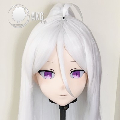 (AL251)Customize Character! Female/Girl Resin Full/Half Head With Lock Anime Cosplay Japanese Animego Kigurumi Mask (AL251)Customize Character! Female/Girl Resin Full/Half Head With Lock Anime Cosplay Japanese Animego Kigurumi Mask