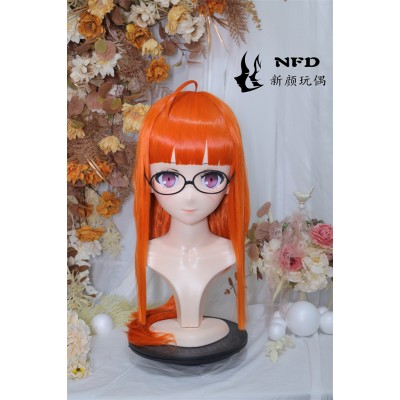 (NFD0150)Customize Handmade Crossdress Full Head Female/Girl Resin Japanese Cartoon Character Animego Cosplay Kigurumi Mask