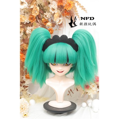 (NFD0160)Customize Handmade Crossdress Full Head Female/Girl Resin Japanese Cartoon Character Animego Cosplay Kigurumi Mask