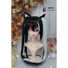 (NFD0162)Customize Handmade Crossdress Full Head Female/Girl Resin Japanese Cartoon Character Animego Cosplay Kigurumi Mask (NFD0162)Customize Handmade Crossdress Full Head Female/Girl Resin Japanese Cartoon Character Animego Cosplay Kigurumi Mask