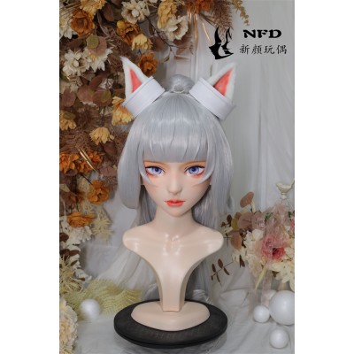 (NFD0166)Customize Handmade Crossdress Full Head Female/Girl Resin Japanese Cartoon Character Animego Cosplay Kigurumi Mask
