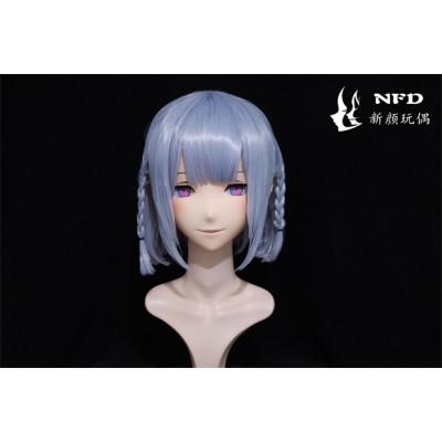 (NFD0189)Customize Handmade Crossdress Full Head Female/Girl Resin Japanese Cartoon Character Animego Cosplay Kigurumi Mask