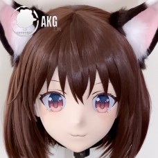 (AL261)Customize Character! Female/Girl Resin Full/Half Head With Lock Anime Cosplay Japanese Animego Kigurumi Mask (AL261)Customize Character! Female/Girl Resin Full/Half Head With Lock Anime Cosplay Japanese Animego Kigurumi Mask