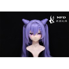 (NFD066)Customize Handmade Crossdress Full Head Female/Girl Resin Japanese Cartoon Character Animego Cosplay Kigurumi Mask (NFD066)Customize Handmade Crossdress Full Head Female/Girl Resin Japanese Cartoon Character Animego Cosplay Kigurumi Mask