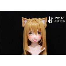 (NFD068)Customize Handmade Crossdress Full Head Female/Girl Resin Japanese Cartoon Character Animego Cosplay Kigurumi Mask (NFD068)Customize Handmade Crossdress Full Head Female/Girl Resin Japanese Cartoon Character Animego Cosplay Kigurumi Mask