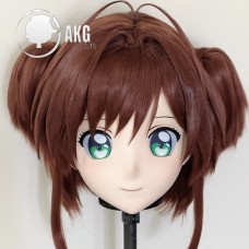 (AL259)Customize Character! Female/Girl Resin Full/Half Head With Lock Anime Cosplay Japanese Animego Kigurumi Mask (AL259)Customize Character! Female/Girl Resin Full/Half Head With Lock Anime Cosplay Japanese Animego Kigurumi Mask