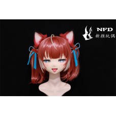 (NFD070)Customize Handmade Crossdress Full Head Female/Girl Resin Japanese Cartoon Character Animego Cosplay Kigurumi Mask (NFD070)Customize Handmade Crossdress Full Head Female/Girl Resin Japanese Cartoon Character Animego Cosplay Kigurumi Mask