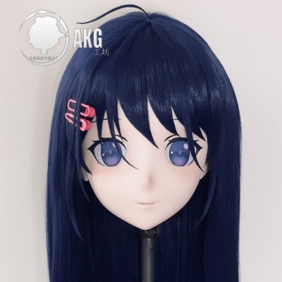 (AL257)Customize Character! Female/Girl Resin Full/Half Head With Lock Anime Cosplay Japanese Animego Kigurumi Mask (AL257)Customize Character! Female/Girl Resin Full/Half Head With Lock Anime Cosplay Japanese Animego Kigurumi Mask
