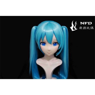 (NFD081)Customize Handmade Crossdress Full Head Female/Girl Resin Japanese Cartoon Character Animego Cosplay Kigurumi Mask (NFD081)Customize Handmade Crossdress Full Head Female/Girl Resin Japanese Cartoon Character Animego Cosplay Kigurumi Mask
