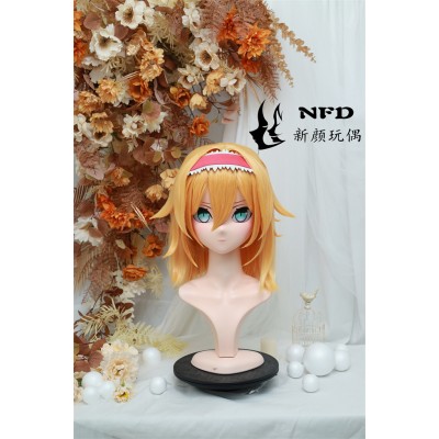 (NFD088)Customize Handmade Crossdress Full Head Female/Girl Resin Japanese Cartoon Character Animego Cosplay Kigurumi Mask (NFD088)Customize Handmade Crossdress Full Head Female/Girl Resin Japanese Cartoon Character Animego Cosplay Kigurumi Mask
