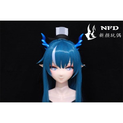 (NFD091)Customize Handmade Crossdress Full Head Female/Girl Resin Japanese Cartoon Character Animego Cosplay Kigurumi Mask (NFD091)Customize Handmade Crossdress Full Head Female/Girl Resin Japanese Cartoon Character Animego Cosplay Kigurumi Mask