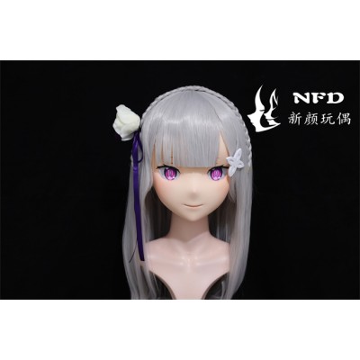 (NFD093)Customize Handmade Crossdress Full Head Female/Girl Resin Japanese Cartoon Character Animego Cosplay Kigurumi Mask (NFD093)Customize Handmade Crossdress Full Head Female/Girl Resin Japanese Cartoon Character Animego Cosplay Kigurumi Mask