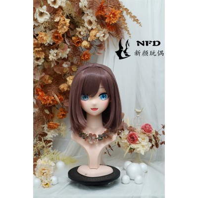 (NFD096)Customize Handmade Crossdress Full Head Female/Girl Resin Japanese Cartoon Character Animego Cosplay Kigurumi Mask (NFD096)Customize Handmade Crossdress Full Head Female/Girl Resin Japanese Cartoon Character Animego Cosplay Kigurumi Mask