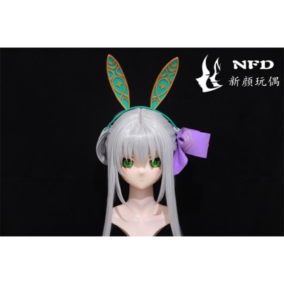 (NFD097)Customize Handmade Crossdress Full Head Female/Girl Resin Japanese Cartoon Character Animego Cosplay Kigurumi Mask (NFD097)Customize Handmade Crossdress Full Head Female/Girl Resin Japanese Cartoon Character Animego Cosplay Kigurumi Mask