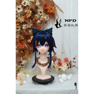 (NFD098)Customize Handmade Crossdress Full Head Female/Girl Resin Japanese Cartoon Character Animego Cosplay Kigurumi Mask (NFD098)Customize Handmade Crossdress Full Head Female/Girl Resin Japanese Cartoon Character Animego Cosplay Kigurumi Mask