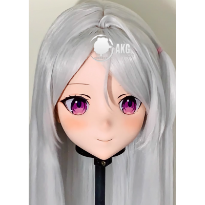 (AL101)Customize Character! Female/Girl Resin Full/Half Head With Lock Anime Cosplay Japanese Animego Kigurumi Mask (AL101)Customize Character! Female/Girl Resin Full/Half Head With Lock Anime Cosplay Japanese Animego Kigurumi Mask