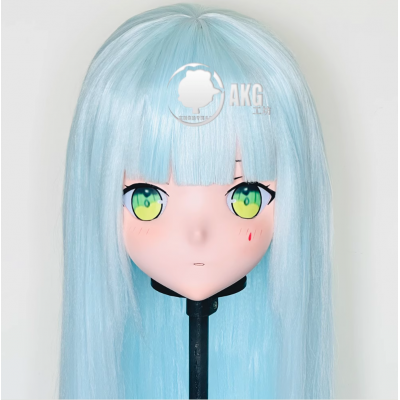 (AL112)Customize Character! Female/Girl Resin Full/Half Head With Lock Anime Cosplay Japanese Animego Kigurumi Mask (AL112)Customize Character! Female/Girl Resin Full/Half Head With Lock Anime Cosplay Japanese Animego Kigurumi Mask
