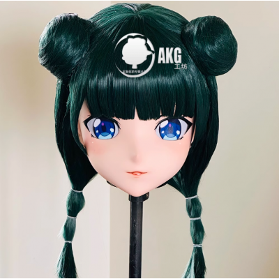 (AL113)Customize Character! Female/Girl Resin Full/Half Head With Lock Anime Cosplay Japanese Animego Kigurumi Mask (AL113)Customize Character! Female/Girl Resin Full/Half Head With Lock Anime Cosplay Japanese Animego Kigurumi Mask