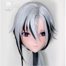 (AL119)Customize Character! Female/Girl Resin Full/Half Head With Lock Anime Cosplay Japanese Animego Kigurumi Mask