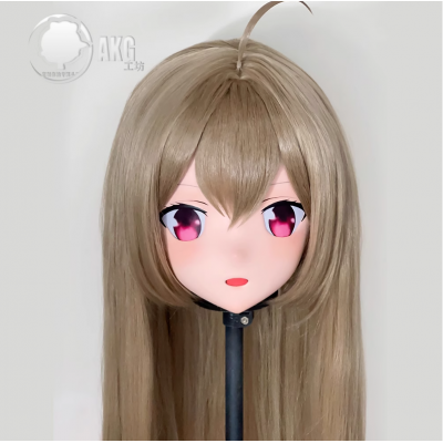 (AL121)Customize Character! Female/Girl Resin Full/Half Head With Lock Anime Cosplay Japanese Animego Kigurumi Mask (AL121)Customize Character! Female/Girl Resin Full/Half Head With Lock Anime Cosplay Japanese Animego Kigurumi Mask
