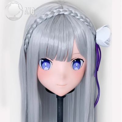 (AL122)Customize Character! Female/Girl Resin Full/Half Head With Lock Anime Cosplay Japanese Animego Kigurumi Mask (AL122)Customize Character! Female/Girl Resin Full/Half Head With Lock Anime Cosplay Japanese Animego Kigurumi Mask