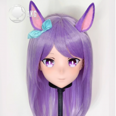(AL123)Customize Character! Female/Girl Resin Full/Half Head With Lock Anime Cosplay Japanese Animego Kigurumi Mask