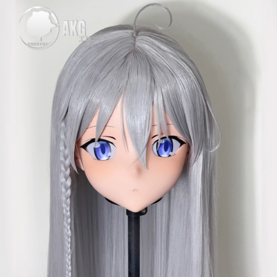(AL129)Customize Character! Female/Girl Resin Full/Half Head With Lock Anime Cosplay Japanese Animego Kigurumi Mask (AL129)Customize Character! Female/Girl Resin Full/Half Head With Lock Anime Cosplay Japanese Animego Kigurumi Mask