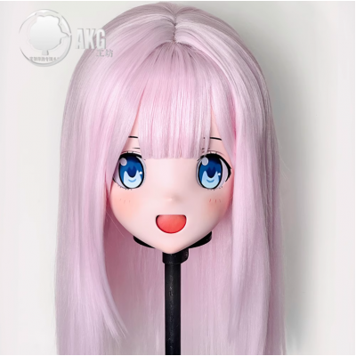 (AL135)Customize Character! Female/Girl Resin Full/Half Head With Lock Anime Cosplay Japanese Animego Kigurumi Mask (AL135)Customize Character! Female/Girl Resin Full/Half Head With Lock Anime Cosplay Japanese Animego Kigurumi Mask