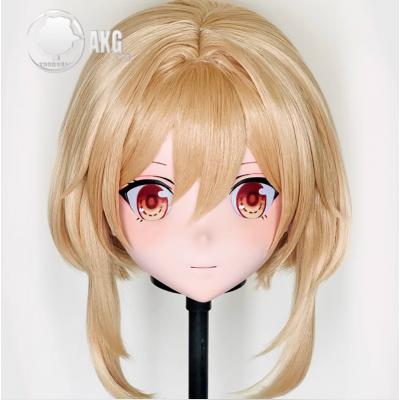(AL136)Customize Character! Female/Girl Resin Full/Half Head With Lock Anime Cosplay Japanese Animego Kigurumi Mask (AL136)Customize Character! Female/Girl Resin Full/Half Head With Lock Anime Cosplay Japanese Animego Kigurumi Mask