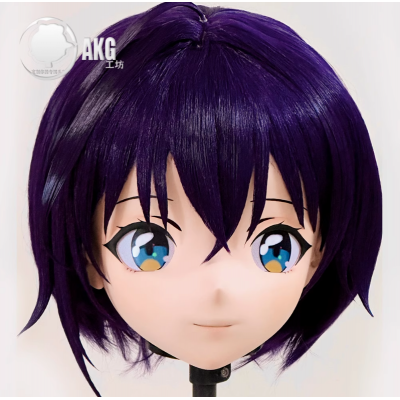 (AL137)Customize Character! Female/Girl Resin Full/Half Head With Lock Anime Cosplay Japanese Animego Kigurumi Mask (AL137)Customize Character! Female/Girl Resin Full/Half Head With Lock Anime Cosplay Japanese Animego Kigurumi Mask