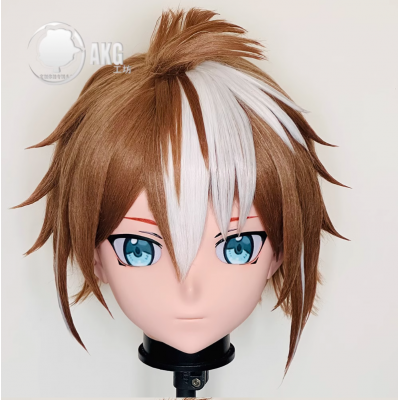 (AL138)Customize Character! Female/Girl Resin Full/Half Head With Lock Anime Cosplay Japanese Animego Kigurumi Mask (AL138)Customize Character! Female/Girl Resin Full/Half Head With Lock Anime Cosplay Japanese Animego Kigurumi Mask
