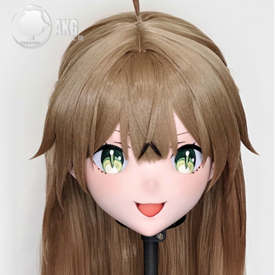 (AL143)Customize Character! Female/Girl Resin Full/Half Head With Lock Anime Cosplay Japanese Animego Kigurumi Mask (AL143)Customize Character! Female/Girl Resin Full/Half Head With Lock Anime Cosplay Japanese Animego Kigurumi Mask