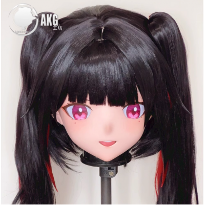 (AL144)Customize Character! Female/Girl Resin Full/Half Head With Lock Anime Cosplay Japanese Animego Kigurumi Mask (AL144)Customize Character! Female/Girl Resin Full/Half Head With Lock Anime Cosplay Japanese Animego Kigurumi Mask