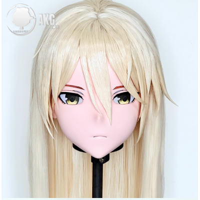 (AL146)Customize Character! Female/Girl Resin Full/Half Head With Lock Anime Cosplay Japanese Animego Kigurumi Mask (AL146)Customize Character! Female/Girl Resin Full/Half Head With Lock Anime Cosplay Japanese Animego Kigurumi Mask