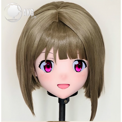 (AL150)Customize Character! Female/Girl Resin Full/Half Head With Lock Anime Cosplay Japanese Animego Kigurumi Mask (AL150)Customize Character! Female/Girl Resin Full/Half Head With Lock Anime Cosplay Japanese Animego Kigurumi Mask