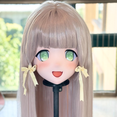 (AL161)Customize Character! Female/Girl Resin Full/Half Head With Lock Anime Cosplay Japanese Animego Kigurumi Mask (AL161)Customize Character! Female/Girl Resin Full/Half Head With Lock Anime Cosplay Japanese Animego Kigurumi Mask