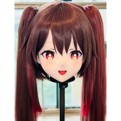 (AL165)Customize Character! Female/Girl Resin Full/Half Head With Lock Anime Cosplay Japanese Animego Kigurumi Mask (AL165)Customize Character! Female/Girl Resin Full/Half Head With Lock Anime Cosplay Japanese Animego Kigurumi Mask