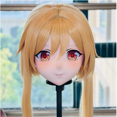 (AL169)Customize Character! Female/Girl Resin Full/Half Head With Lock Anime Cosplay Japanese Animego Kigurumi Mask (AL169)Customize Character! Female/Girl Resin Full/Half Head With Lock Anime Cosplay Japanese Animego Kigurumi Mask