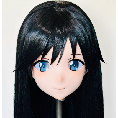 (AL170)Customize Character! Female/Girl Resin Full/Half Head With Lock Anime Cosplay Japanese Animego Kigurumi Mask (AL170)Customize Character! Female/Girl Resin Full/Half Head With Lock Anime Cosplay Japanese Animego Kigurumi Mask