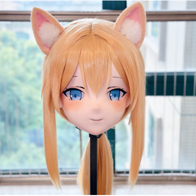 (AL173)Customize Character! Female/Girl Resin Full/Half Head With Lock Anime Cosplay Japanese Animego Kigurumi Mask (AL173)Customize Character! Female/Girl Resin Full/Half Head With Lock Anime Cosplay Japanese Animego Kigurumi Mask