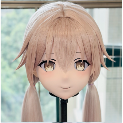 (AL177)Customize Character! Female/Girl Resin Full/Half Head With Lock Anime Cosplay Japanese Animego Kigurumi Mask (AL177)Customize Character! Female/Girl Resin Full/Half Head With Lock Anime Cosplay Japanese Animego Kigurumi Mask