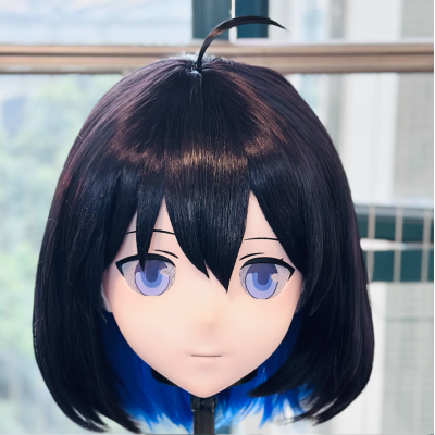 (AL179)Customize Character! Female/Girl Resin Full/Half Head With Lock Anime Cosplay Japanese Animego Kigurumi Mask (AL179)Customize Character! Female/Girl Resin Full/Half Head With Lock Anime Cosplay Japanese Animego Kigurumi Mask