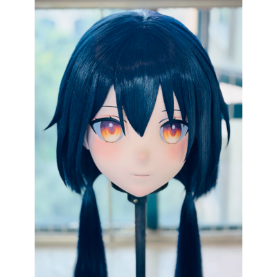 (AL180)Customize Character! Female/Girl Resin Full/Half Head With Lock Anime Cosplay Japanese Animego Kigurumi Mask (AL180)Customize Character! Female/Girl Resin Full/Half Head With Lock Anime Cosplay Japanese Animego Kigurumi Mask